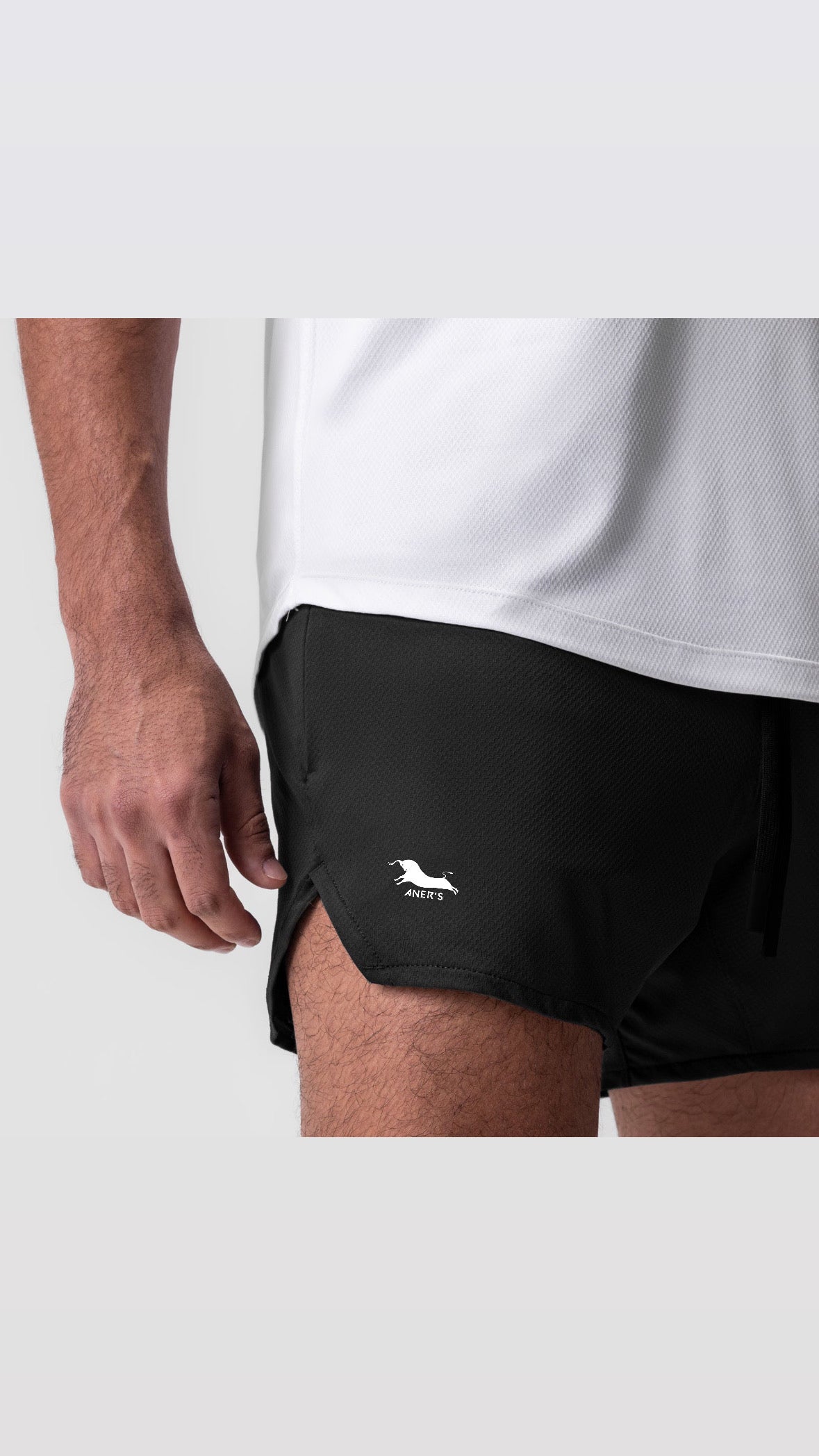 Pantaloncino corto modello ACHILLE nero